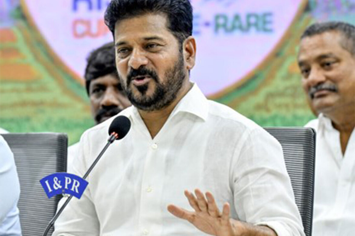 CM Revanth Reddy appeals Centre to resolve rightful water share between states in Tungabhadra project