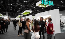 Pavilhão brasileiro na Coverings 2025