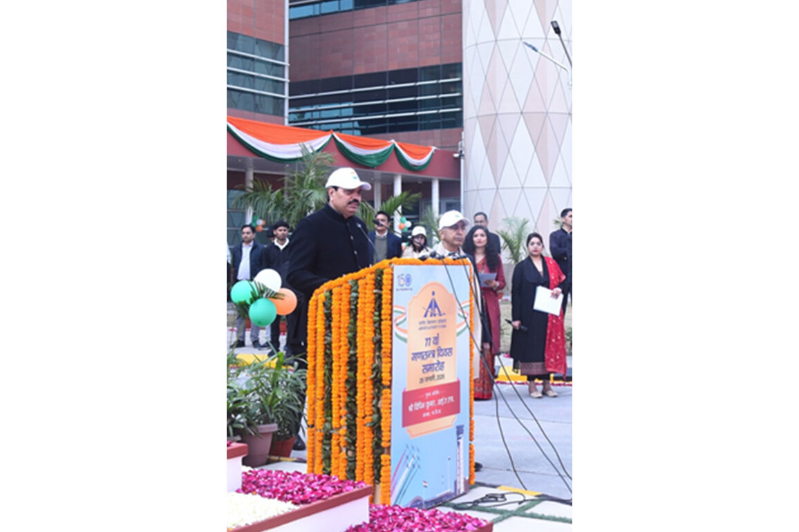 Delhi: Republic Day celebrated with enthusiasm at AAI's DATS Complex