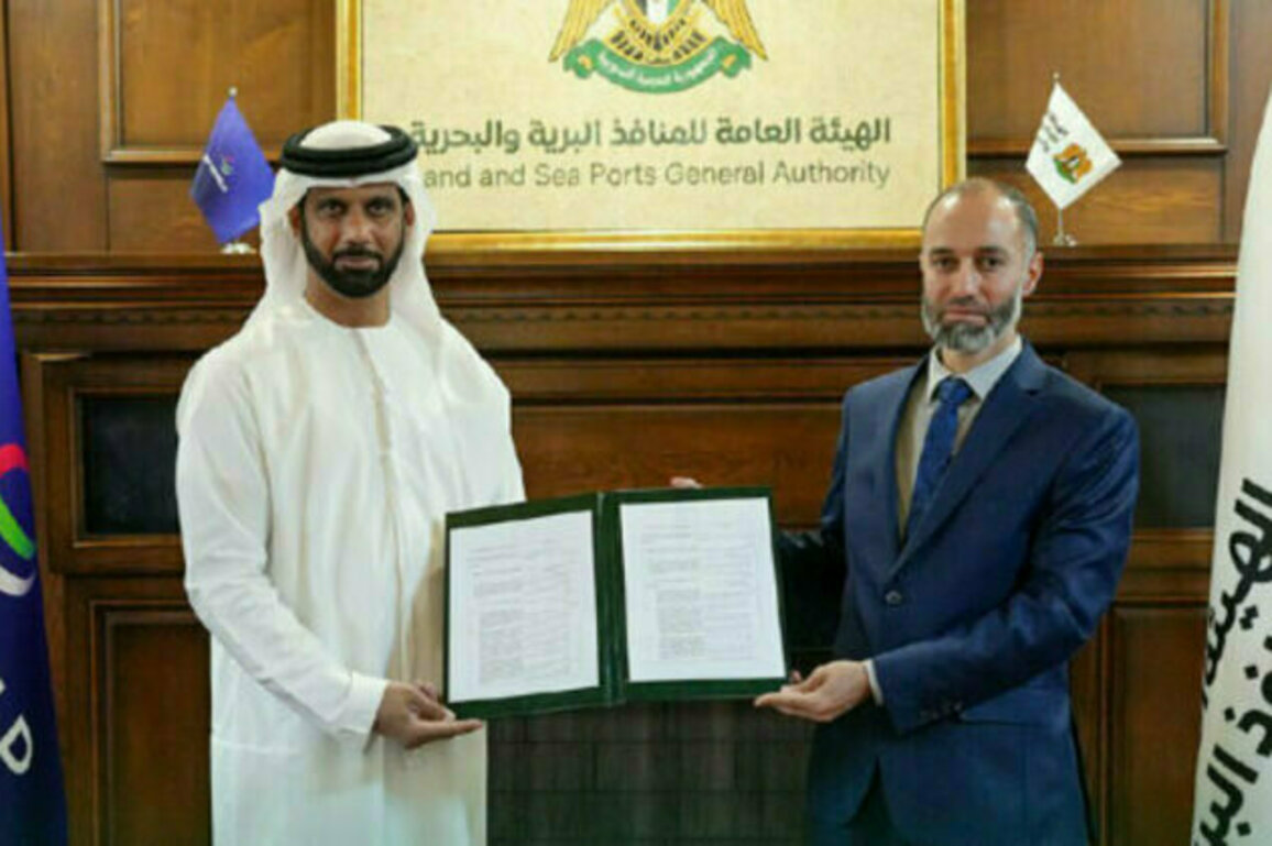 Syria and (DP World) sign a $800 Million MoU to Develop Tartous Port