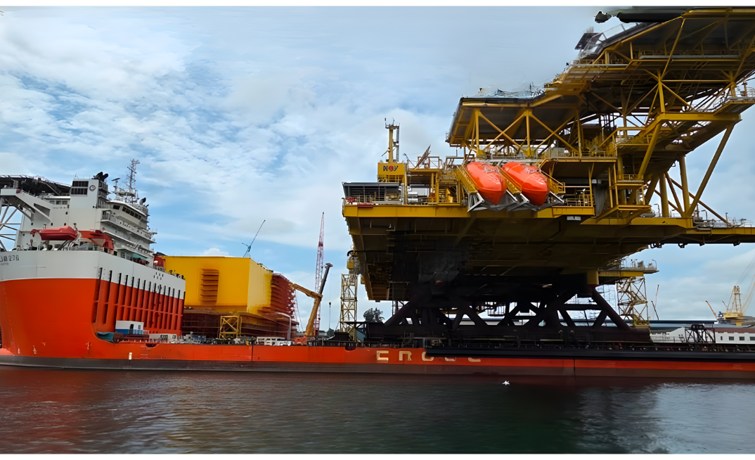 The Crux platform on the back HLV in Dili