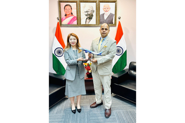 Indian Consul Gen holds talks with IndiGo top brass as Kolkata-Shanghai flights commence