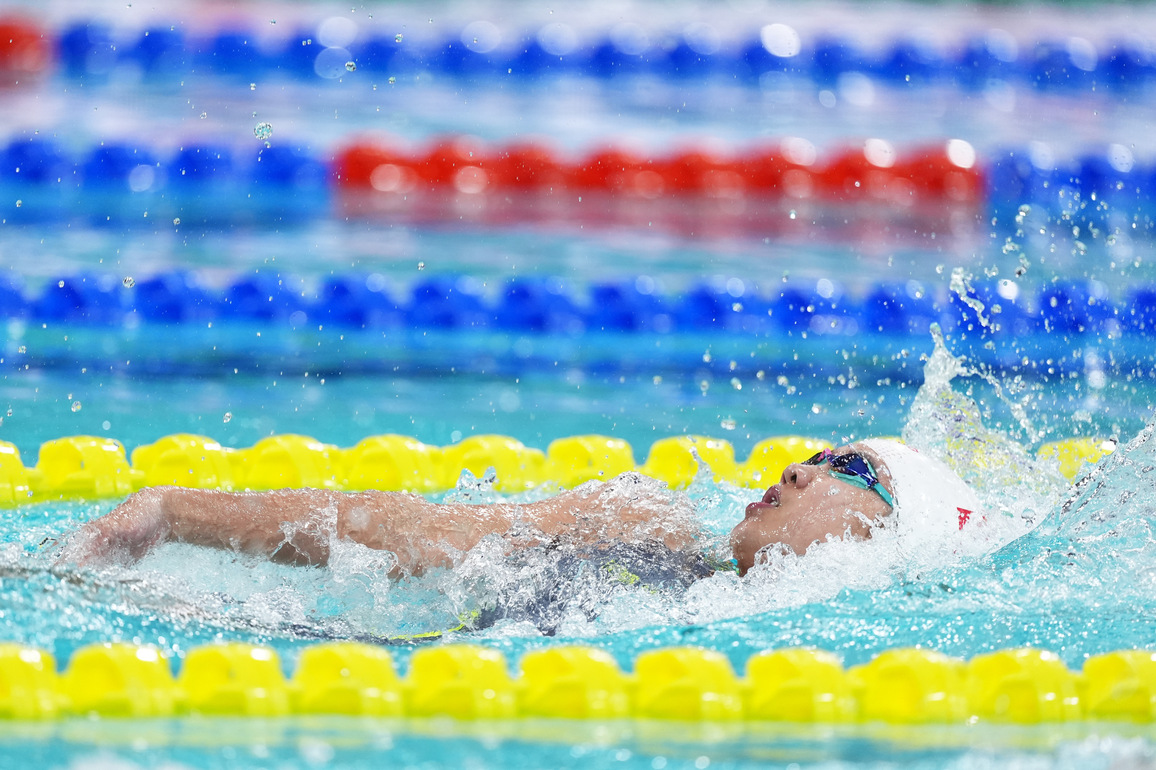 (SP)CHINA-15TH NATIONAL GAMES-SWIMMING-WOMEN'S 4X100M MEDLEY RELAY-FINAL (CN)
