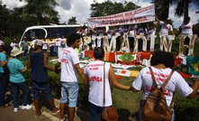 Protesto contra a Vale em Brumadinho