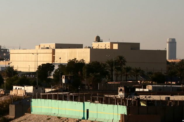 Rockets Hit U.S. Embassy In Iraq, Wounding Three