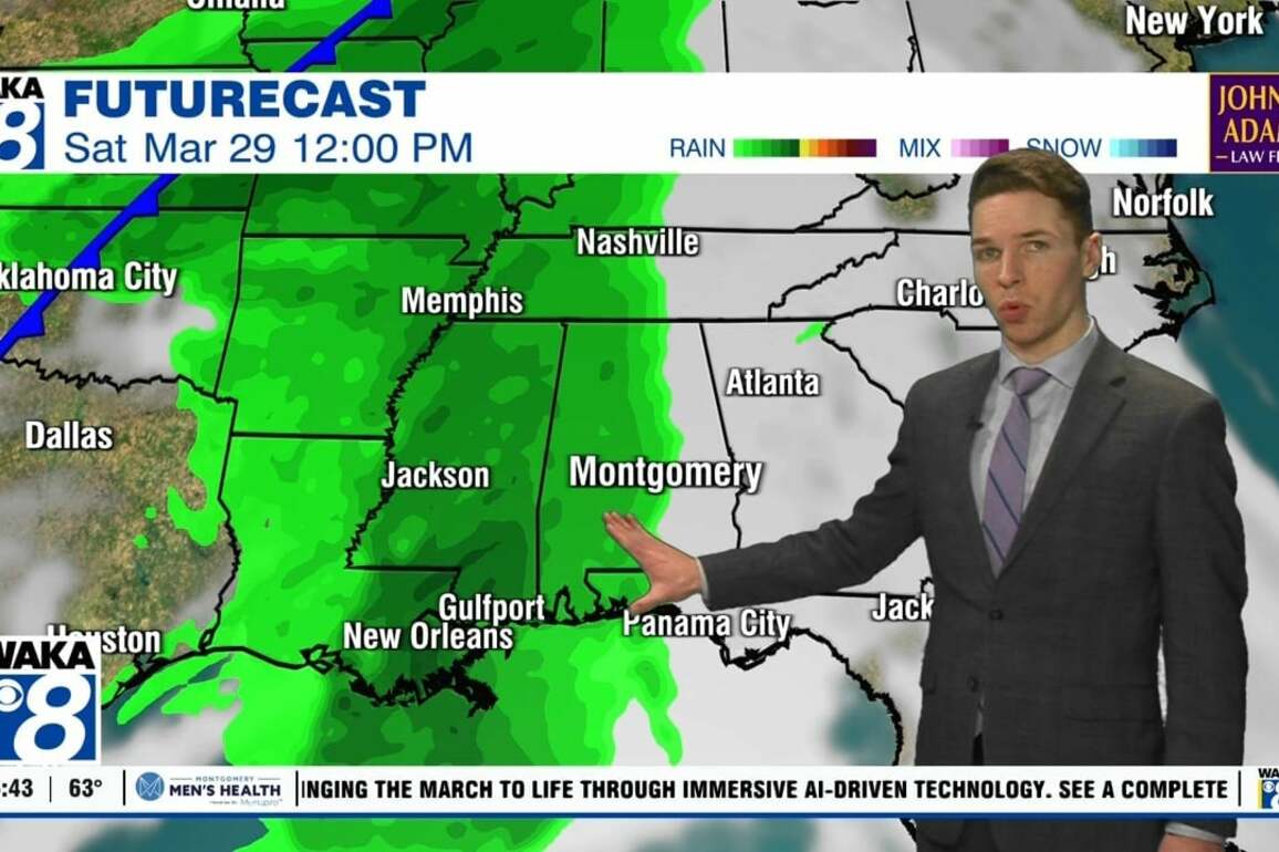 Sunshine, warmer this weekend; Rain Sunday night into Monday - WAKA 8