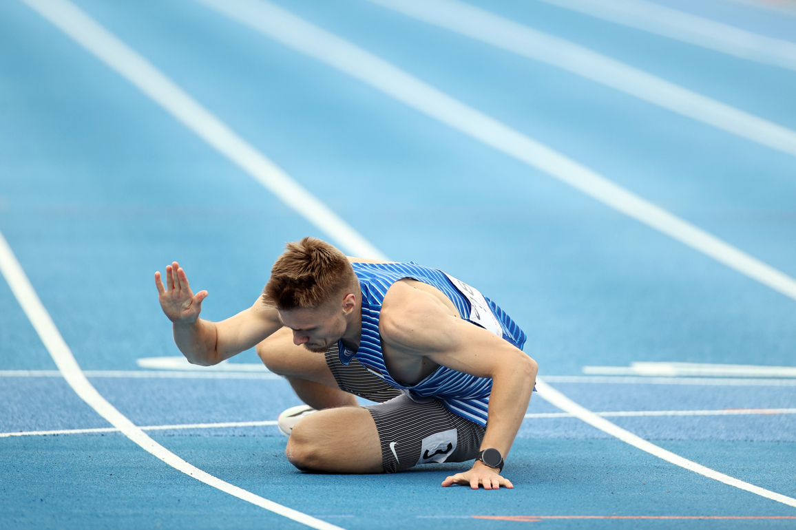 (SP)JAPAN-TOKYO-DEAFLYMPICS-ATHLETICS-MEN'S 100M-FINAL