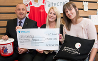 Altecnic raises £500 for Birmingham Children's Hospital