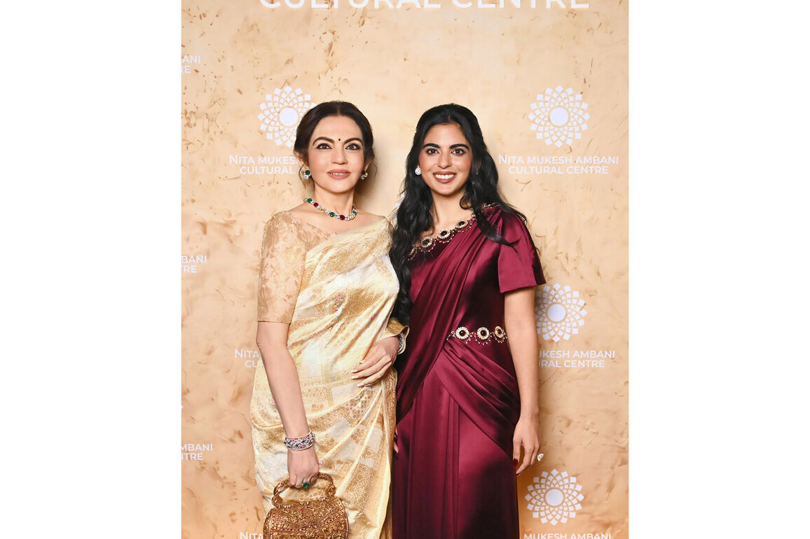 Nita Ambani hosts India Pavilion opening dinner at La Biennale di Venezia, Isha Ambani joins