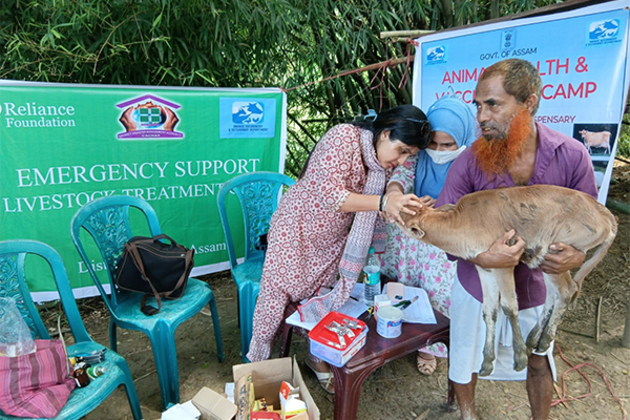 Reliance Foundation brings critical health and livelihood relief to flood-hit Assam districts