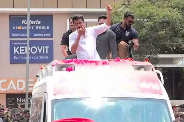 TVK chief Vijay holds massive roadshow in Saidapet area ahead of TN assembly polls