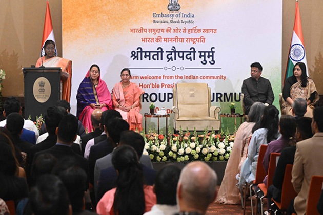 President Murmu addresses Indian diaspora in Slovakia; highlights growing cultural ties