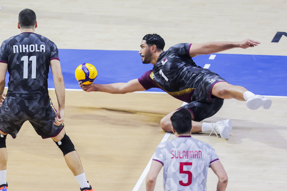 (SP)THE PHILIPPINES-QUEZON CITY-VOLLEYBALL-FIVB MEN'S WORLD CHAMPIONSHIP 2025-POL VS QAT