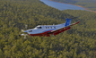 A RFDS PC-12 in action over WA.