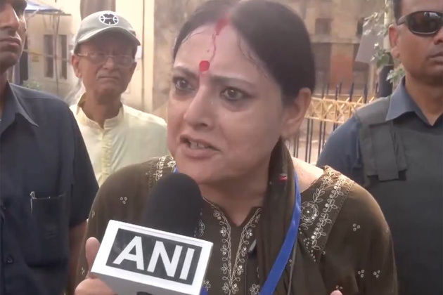 WB Elections: BJP's Asansol Dakshin candidate Agnimitra Paul casts vote, says "this is war to save Bengal"