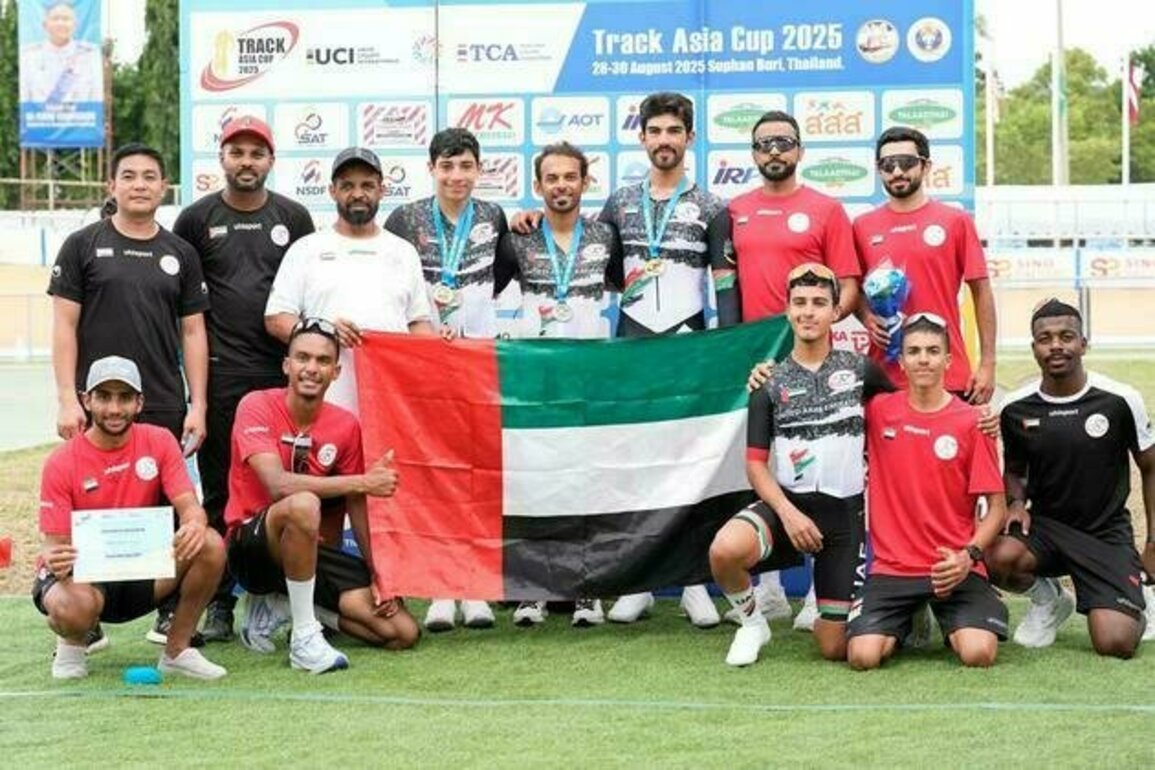 UAE harvests 3 gold medals in Track Asia Cup in Thailand