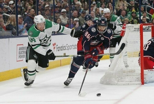 Kirill Marchenko, Blue Jackets turn back Stars