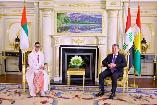 Prime Minister of Kurdistan Region of Iraq receives Noura Al Kaabi