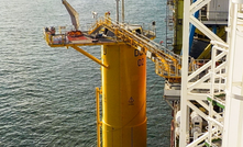  Van Oord installs first foundation at Deutsche Bucht wind farm