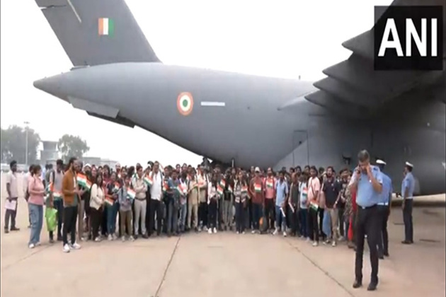Union Minister Shobha Karandlaje welcomes 224 Indian nationals returning from Israel under Operation Sindhu