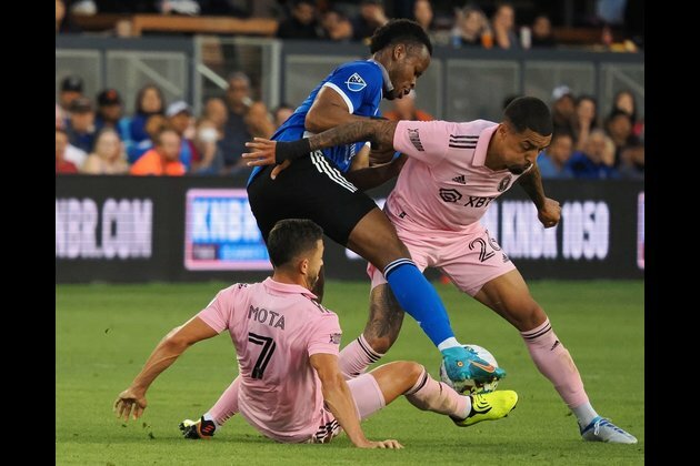 Jean Mota's early goal helps Inter Miami past Quakes