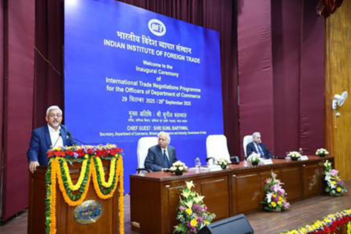 IIFT launches International Trade Negotiations Program for Department of Commerce officials