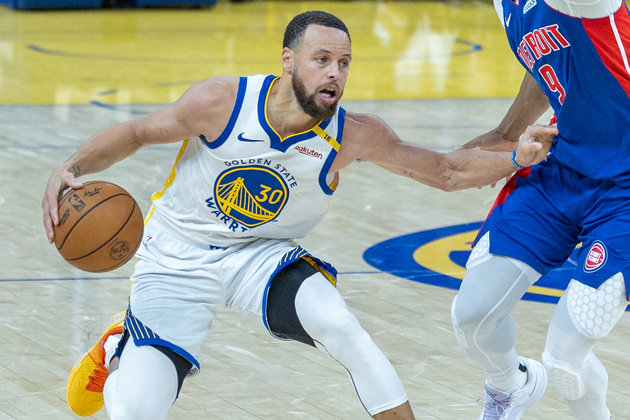 (SP)U.S.-SAN FRANCISCO-BASKETBALL-NBA-WARRIORS VS PISTONS