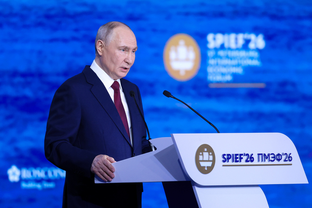 RUSSIA-ST. PETERSBURG-PUTIN-ECONOMIC FORUM-SPEECH