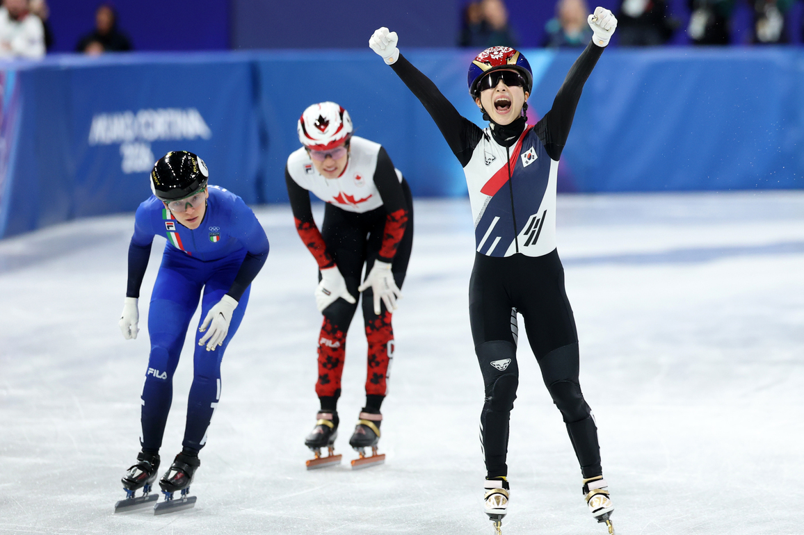 (MICO2026)ITALY-MILAN-OLYMPIC WINTER GAMES-SHORT TRACK SPEED SKATING-WOMEN'S 3000M RELAY-FINALS