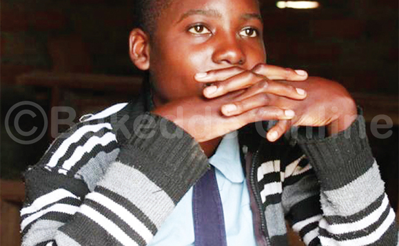 Omuyizi Maria Goreth Naggayi eyatabuse omutwe. Omuyizi Maria Goreth Naggayi eyatabuse omutwe.