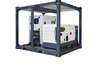 The Atlas Copco modular hybrid generator EPH combines the ZBP energy storage system with a QAS Stage-V generator in a single, durable crash frame