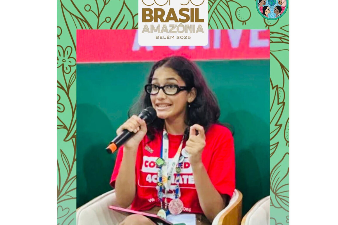 Hyderabad student shines at COP30 Climate Summit in Brazil