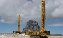 Initial trials were conducted at a hard rock copper mine using a Caterpillar MD6420 drill 