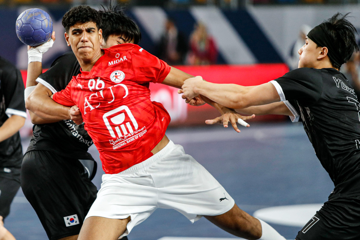 (SP)EGYPT-CAIRO-HANDBALL-MEN'S YOUTH WORLD CHAMPIONSHIP-GROUP G-EGY VS KOR