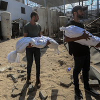 MIDEAST-GAZA CITY-ISRAELI ATTACKS-MOURNING