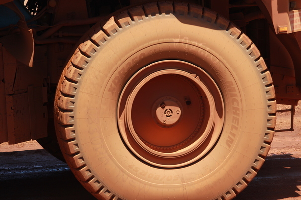 Truck tyres can have significant stored energy.