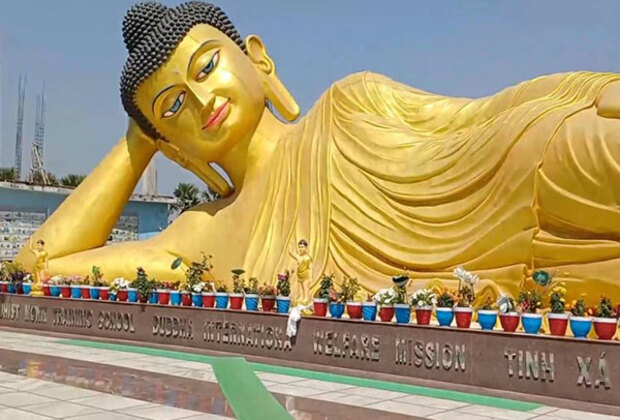 Bihar: India's largest reclining statue of Lord Buddha becomes a center of attraction