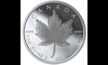  The Royal Canadian Mint's pulsating maple leaf fine silver collector coin