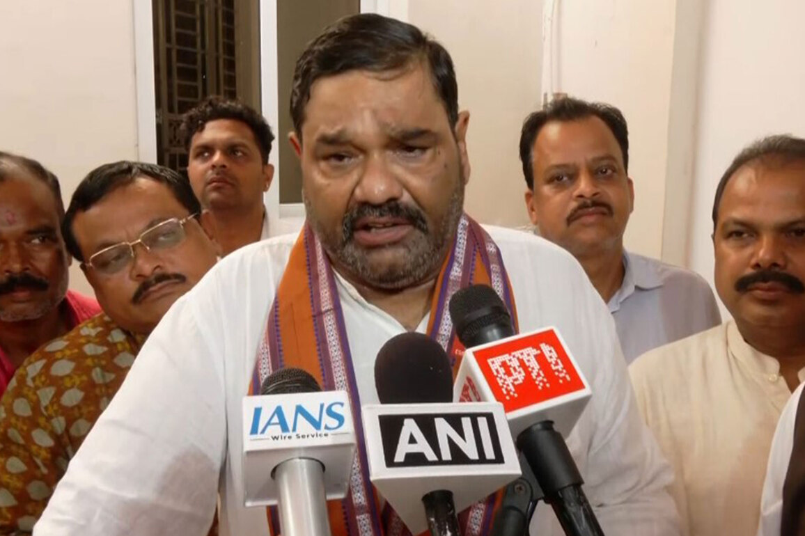 BJP's Debashish Samantray files nomination for Rajya Sabha by-election in Odisha