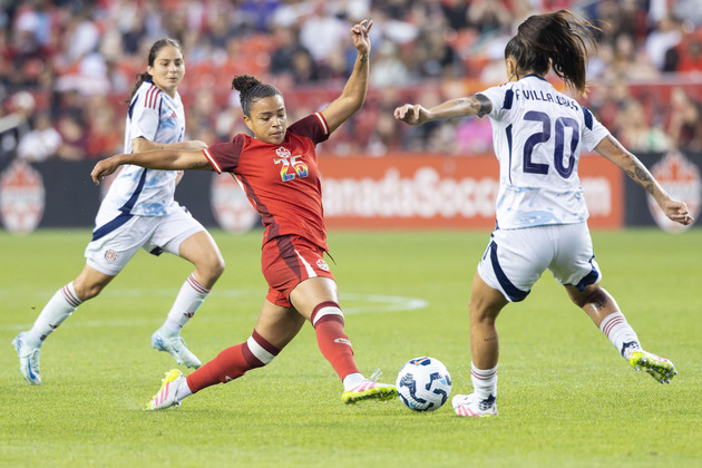 (SP)CANADA-TORONTO-FOOTBALL-INTERNATIONAL WOMEN'S FRIENDLY MATCH-CANADA VS COSTA RICA