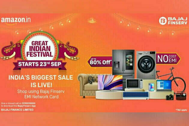 Shopping with Bajaj Finserv EMI Card gets even more exciting during the Amazon Great Indian Festival