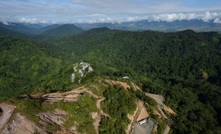 An aerial shot of the Wafi-Golpu project