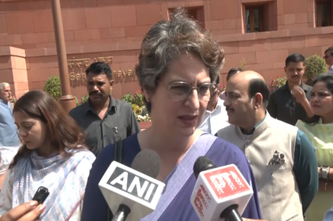 "How much will public tolerate?": Priyanka Gandhi reiterates demand for Parliament discussion on LPG shortage