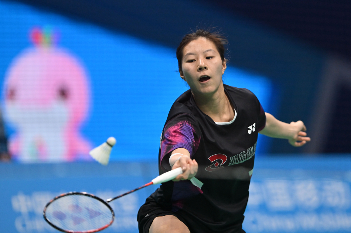 (SP)CHINA-15TH NATIONAL GAMES-BADMINTON-WOMEN'S TEAM-FINAL (CN)