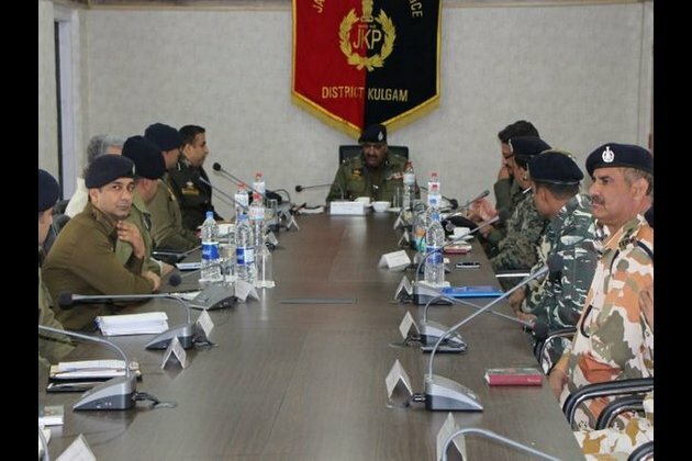 J-K DGP visits Kulgam to review security scenario, meets officials