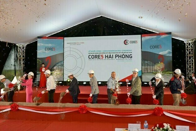 Core5 Vietnam celebrates the groundbreaking of its first industrial project in Hai Phong