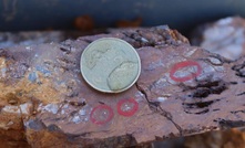 Visible gold at Brightstar's Cork Tree Well deposit