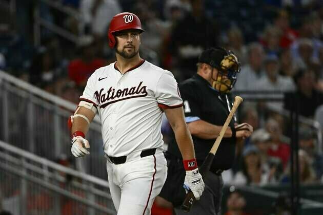 Nationals request release waivers on 1B Nathaniel Lowe