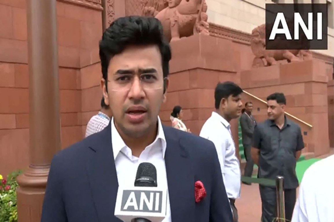"Parliament is a place for debate and discussion, not disruption", says BJP's Tejasvi Surya