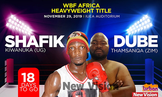 Heavyweight title: Kiwanuka vows to knock-out Dube Heavyweight title: Kiwanuka vows to knock-out Dube